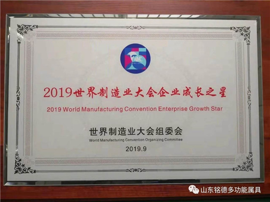 2019世界制造业大会企业成长之星